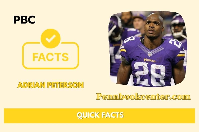 Adrian Peterson fast facts