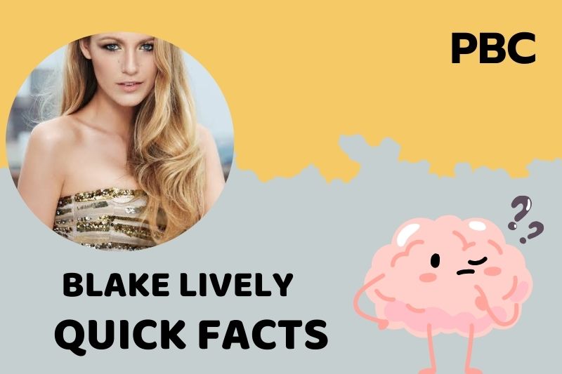 Blake lively fast facts