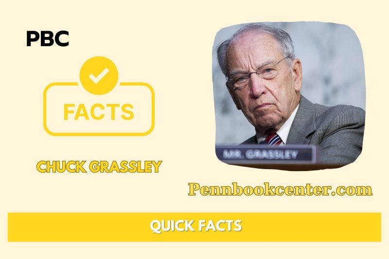 Chuck Grassley fast facts