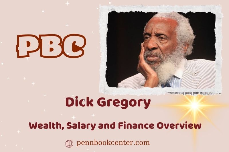 Dick Gregory prosperity, salary and financial overview