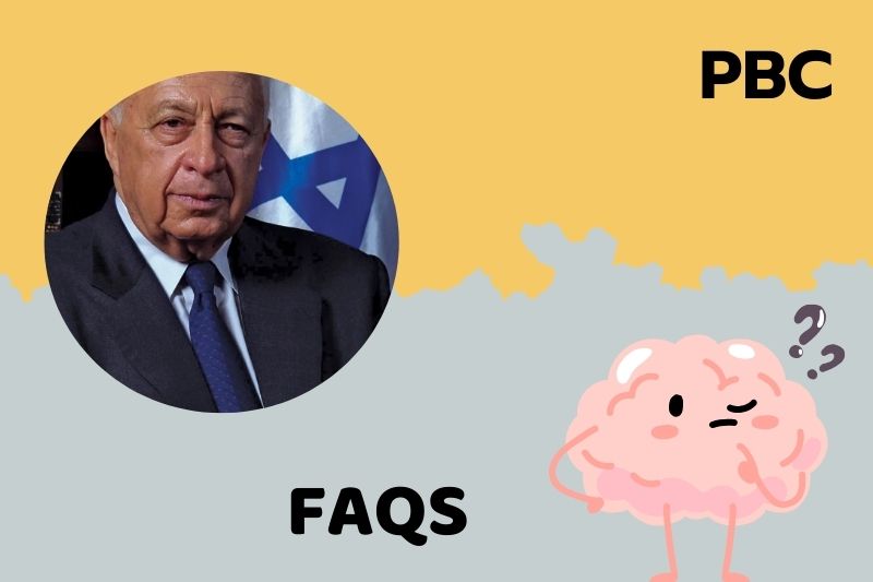 FAQs about Ariel Sharon