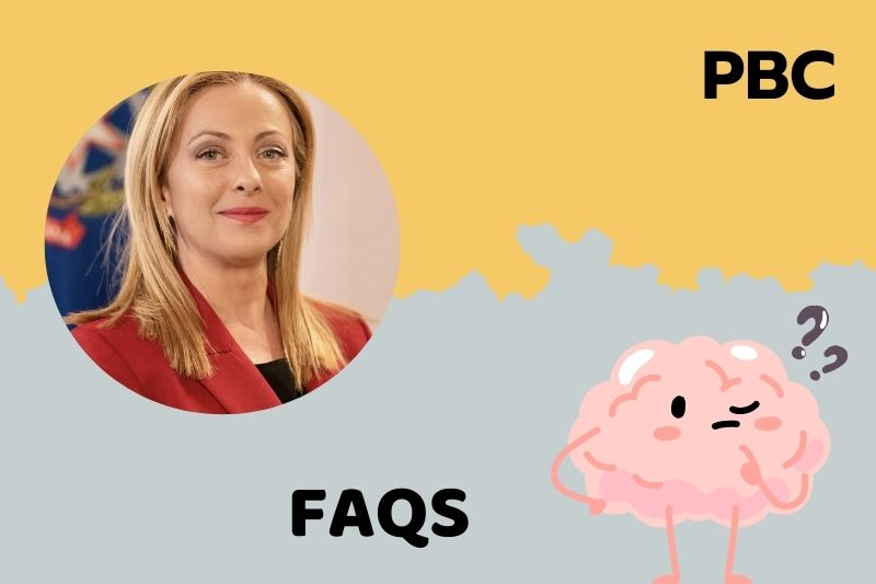 FAQs about Giorgia Meloni