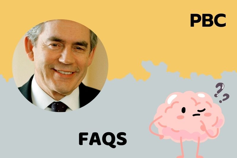 FAQs about Gordon Brown