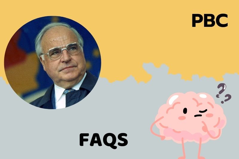 FAQs about Helmut Kohl