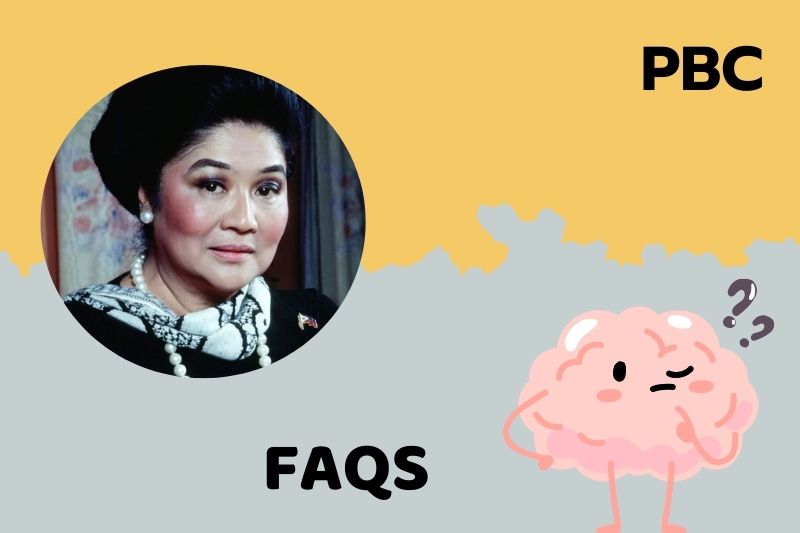 FAQs about Imelda Marcos