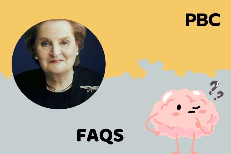 FAQs about Madeleine Albright