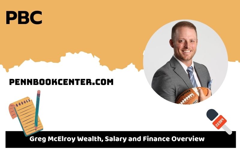 Greg Mcelroy wealth, salary and financial overview