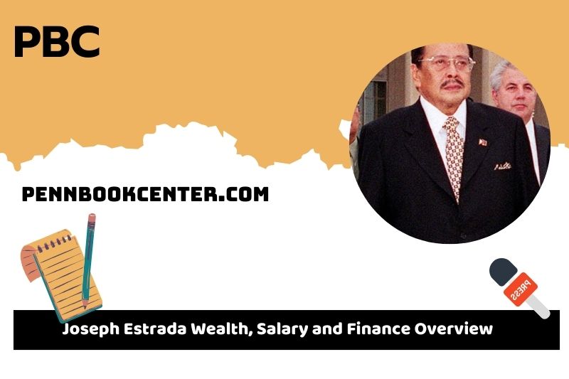 Joseph Estrada wealth, salary and financial overview