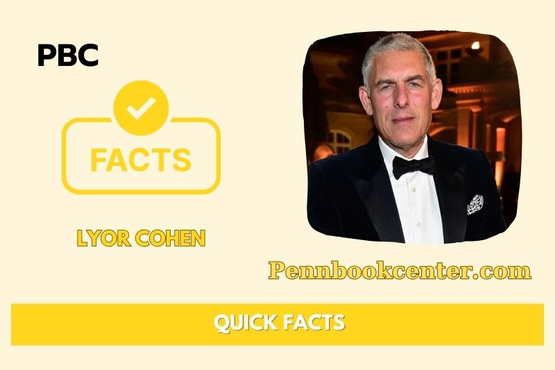 Lyor Cohen fast facts