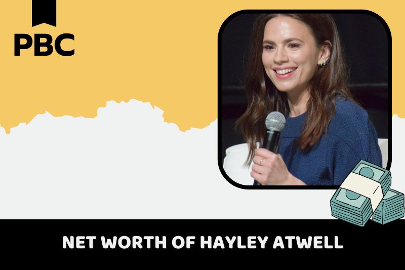 What is the net assets of Hayley Atwell 2024