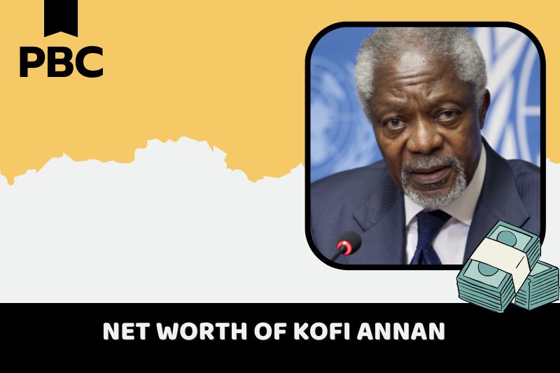 What is Kofi Annan's net assets in 2024