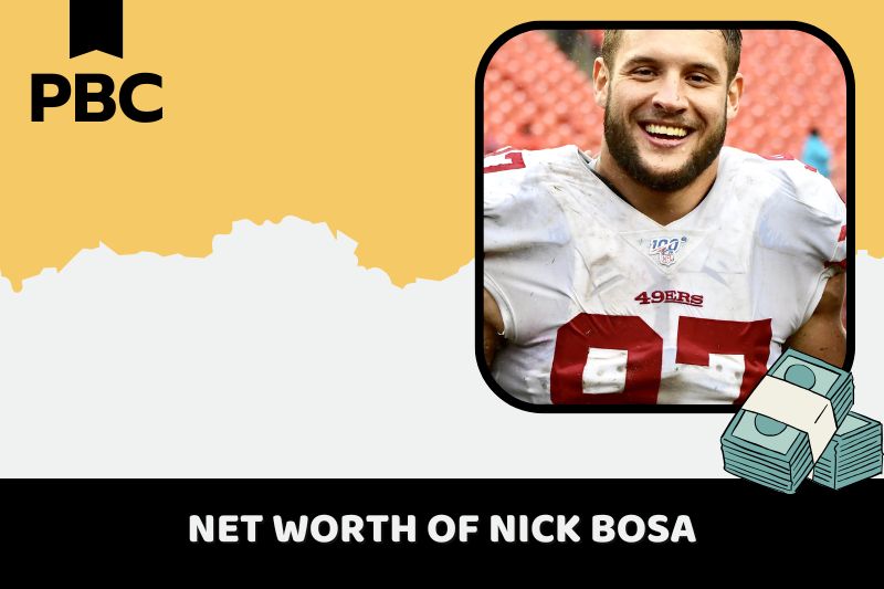 What is the wealth of Nick Bosa 2024