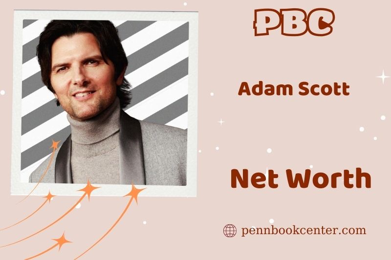 What is Adam Scott's net assets in 2024?