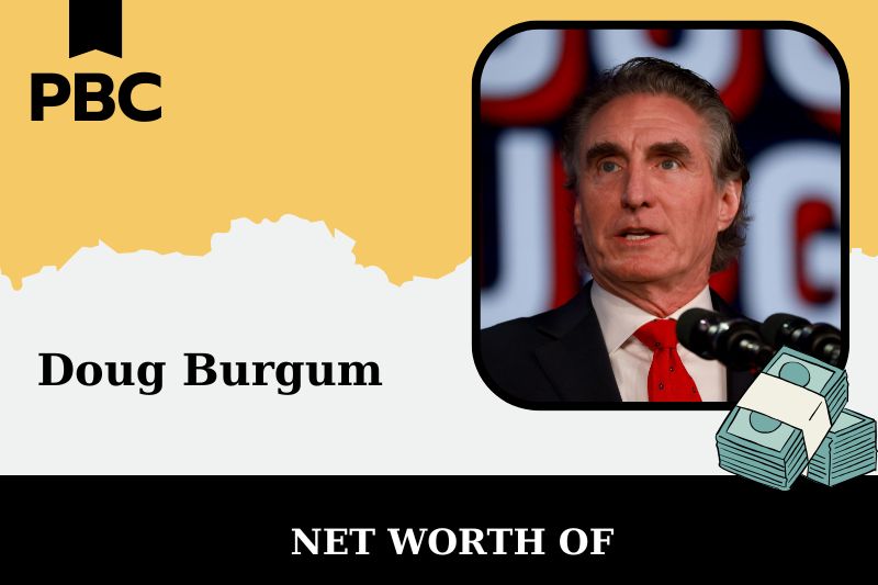 What is Doug Burgum's net assets in 2025