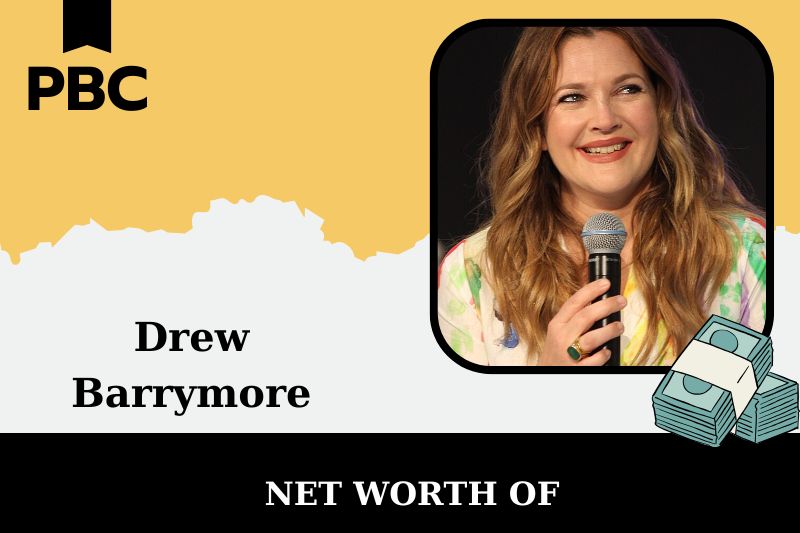 What is the net value of Drew Barrymore in 2025