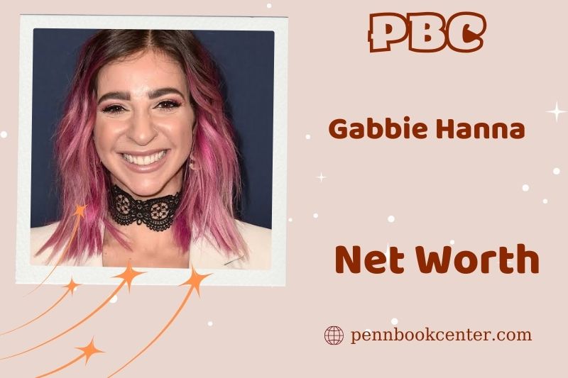 What is Gabbie Hanna's net assets in 2024