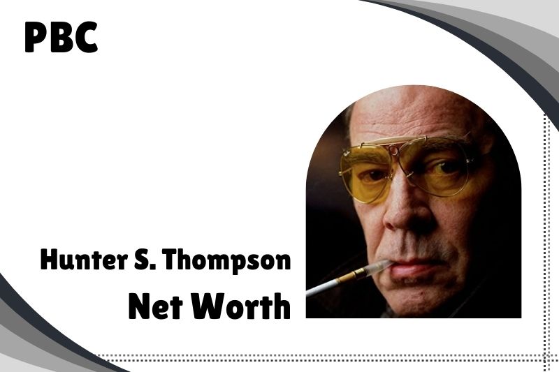 What is Hunter's Thompson's net assets in 2025?