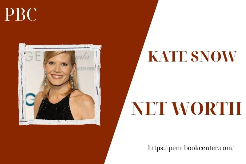 What is Kate Snow's net assets in 2025