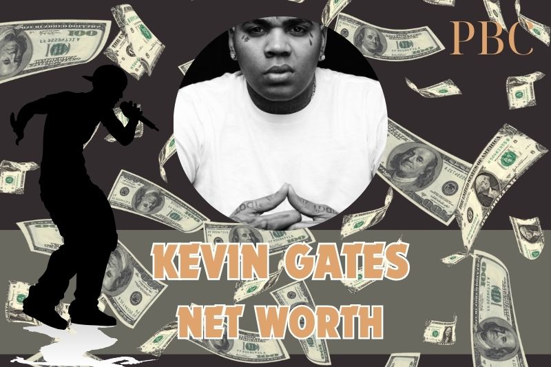 What is Kevin Gates's net assets in 2024