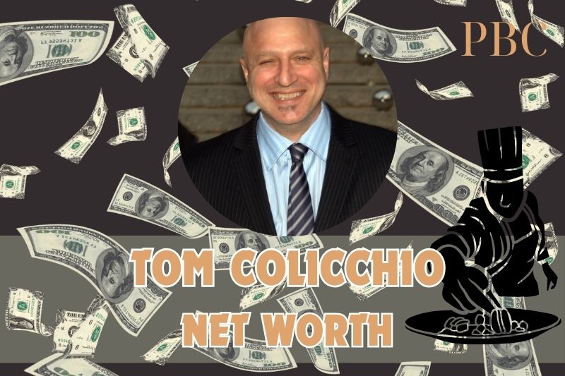 What is Tom Colicchio's net assets in 2024