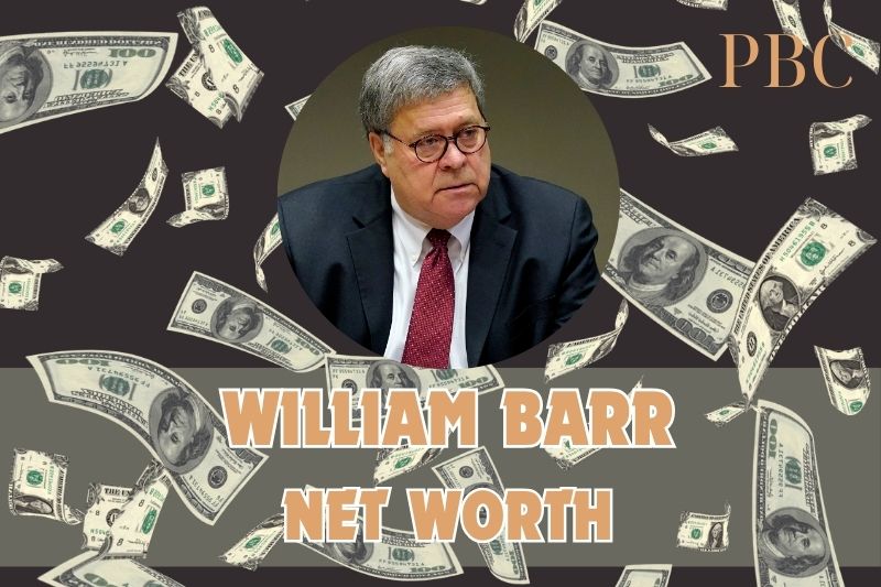 What is William Barr's net assets in 2024?