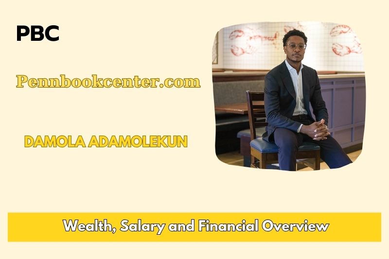 Damola Adamolekun prosperity, salary and financial overview