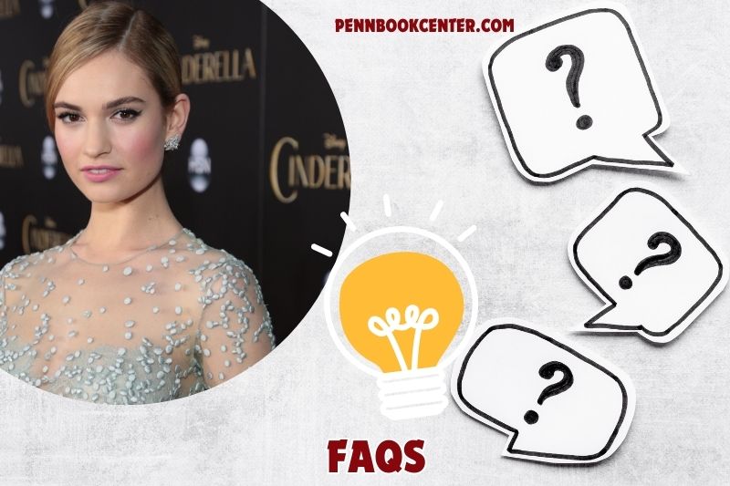 FAQs about Lily James