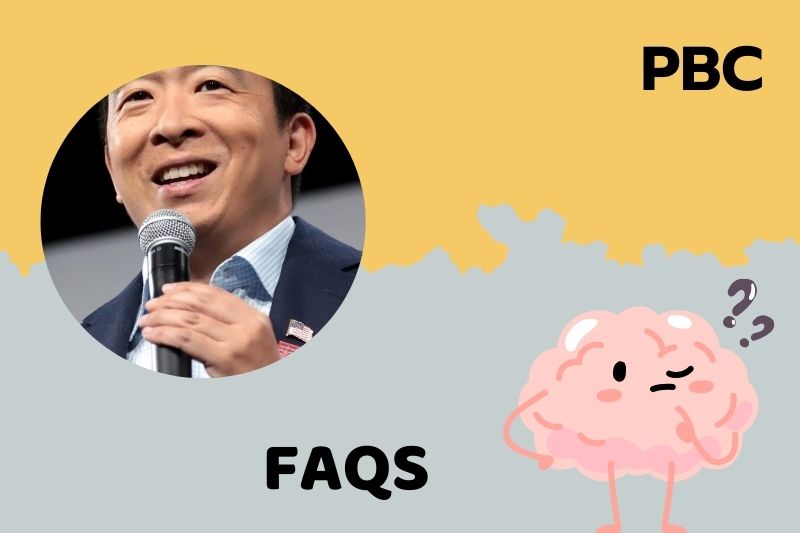 FAQs about Andrew Yang