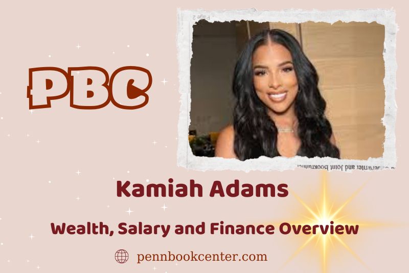 Kamiah Adam's prosperity, salary and financial overview