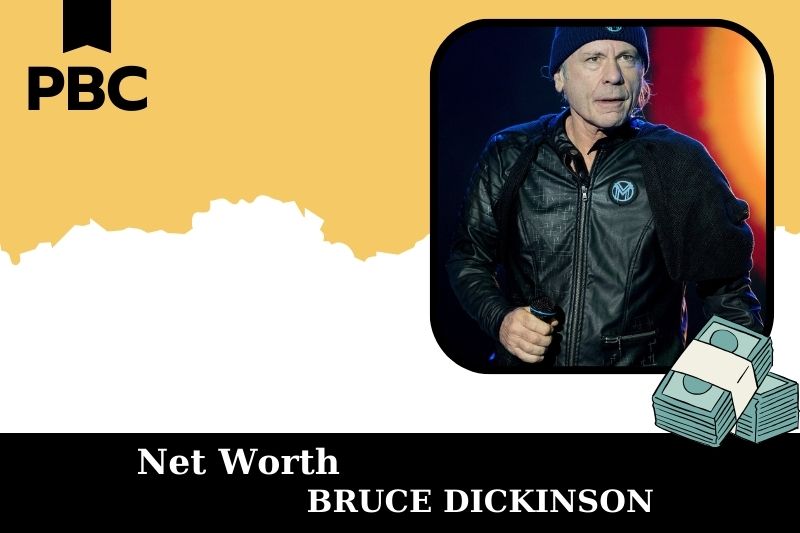 What is Bruce Dickinson's net assets in 2025?