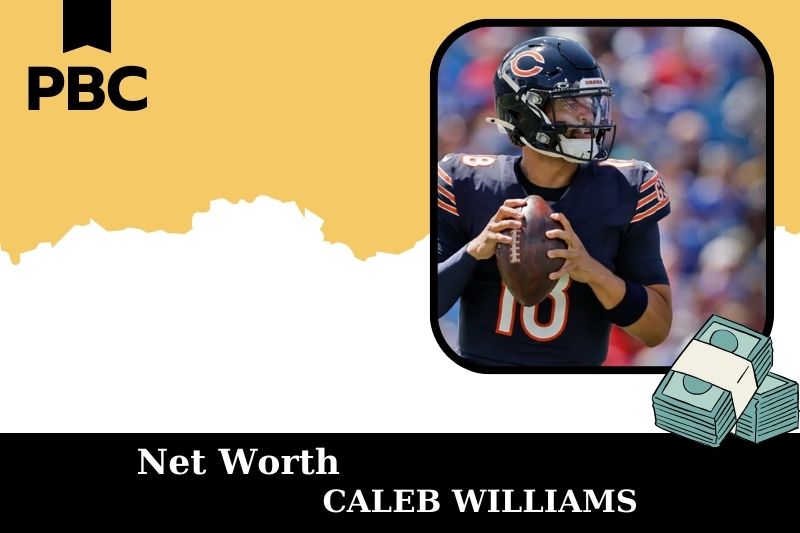 What is Caleb Williams' net assets in 2025?