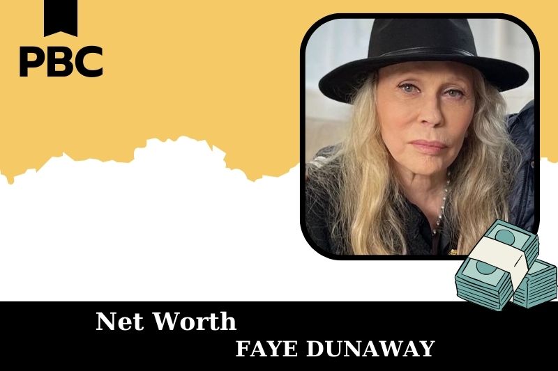 What is the net assets of Faye Dunaway in 2025