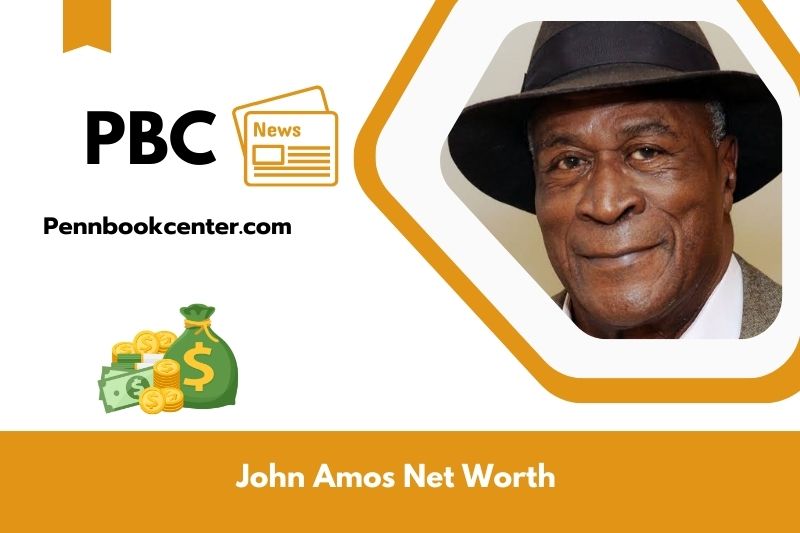 What is John Amos's net assets in 2025