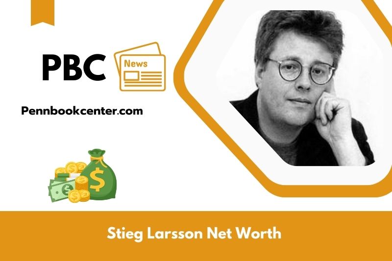 What is Netto -assets from Stieg Larsson in 2025