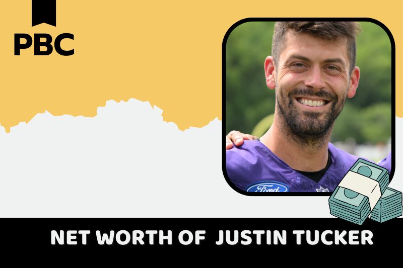 What is Justin Tucker's net assets in 2024?