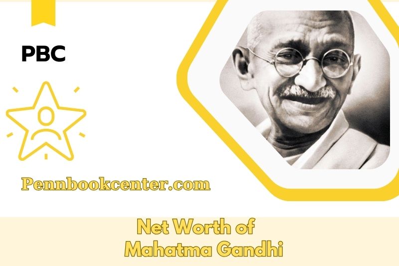 What is Mahatma Gandhi's net assets in 2025