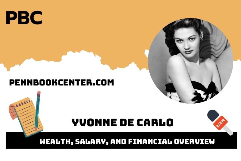 Yvonne de Carlo wealth, salary and financial overview