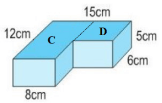 Toán lớp 5 trang 121 Thể tích hình hộp chữ nhật