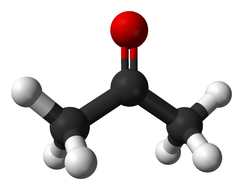   Cấu trúc phân tử của Acetone