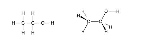 Cấu trúc phân tử của rượu Isopropylic