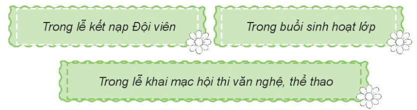 Vở bài tập Đạo đức lớp 3 trang 4, 5, 6 Bài 1: Chào cờ và hát Quốc ca - Kết nối tri thức