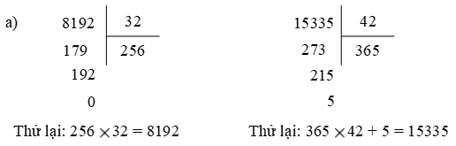 Toán lớp 5 trang 163, 164 Phép chia