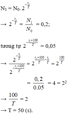 Cách tính lượng chất phóng xạ, tuổi phóng xạ, độ phóng xạ (hay, chi tiết) - Bài tập Vật Lí 12 có lời giải chi tiết