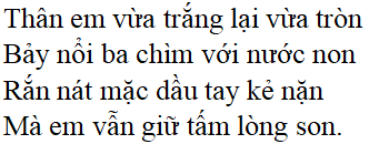 Bài thơ Bánh trôi nước (tác giả, tác phẩm, nội dung chính, giá trị)