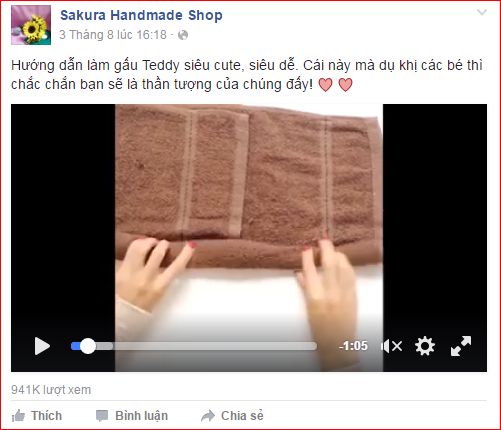 Cách chia sẻ video trên Facebook