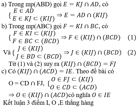 Cách chứng minh 3 điểm thẳng hàng, 3 đường thẳng đồng quy