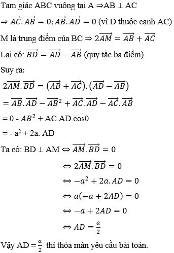 Cách chứng minh Hai vecto vuông góc (cực hay, chi tiết)