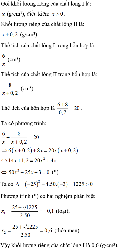 Cách giải bài toán liên quan đến Vật Lí, Hóa Học, … bằng cách lập phương trình cực hay, có đáp án