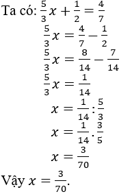 Cách giải bài toán tìm x lớp 7 cực hay, chi tiết