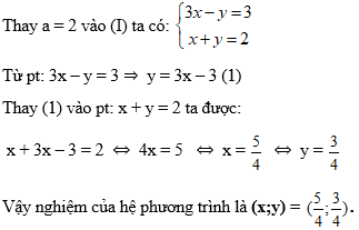 Cách giải hệ phương trình bậc nhất hai ẩn cực hay, có lời giải